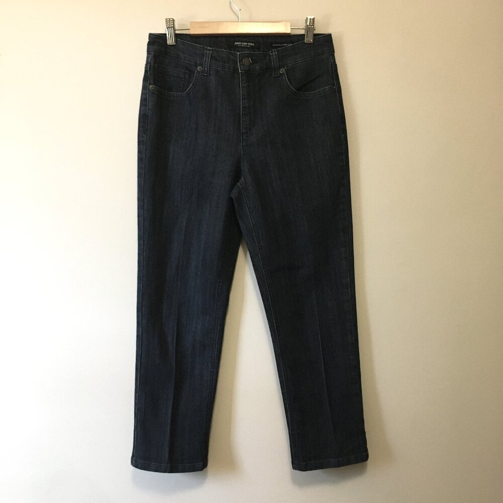 Jones New York Lexington Cuffed Capri Pants - Dark Navy Blue - Size 6 🗽